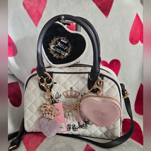 JUICY COUTURE Royal Bowler and Wallet - Picture 1 of 11